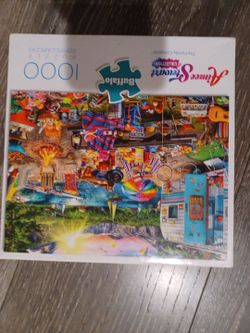 1000 piece aimee stewart family campsite puzzle