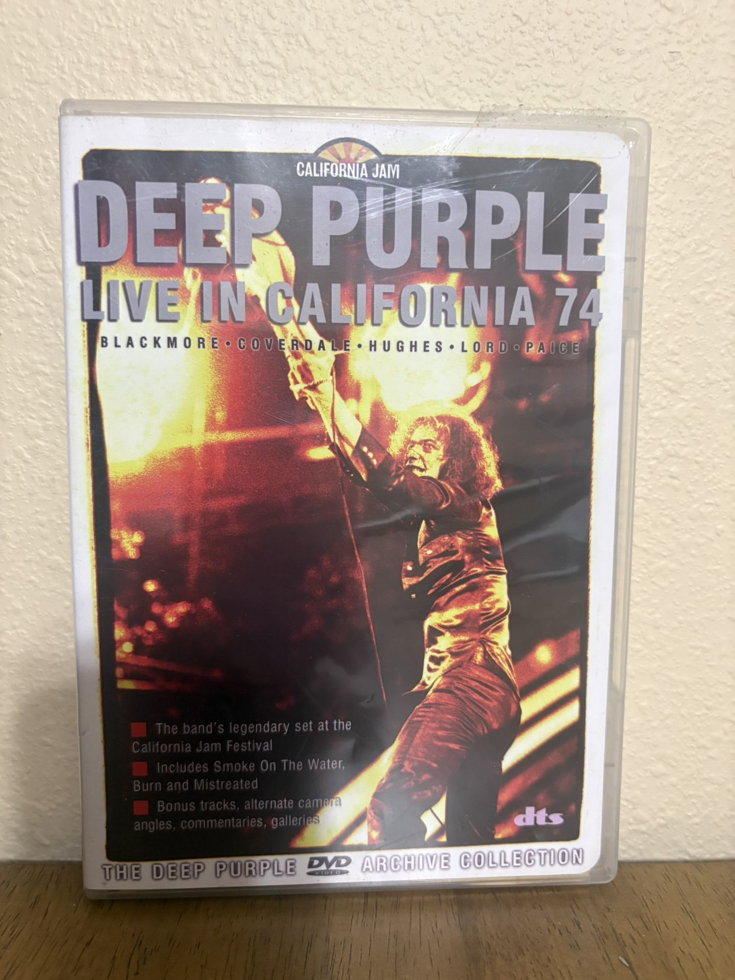 Deep Purple Live In California 1974 Jam Festival Archive Collection DVD
