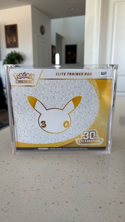 30th Celebration Pokemon ETB w/Acrylic Box • WILL TRADE FOR RETRO GAMES