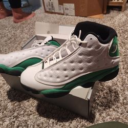 Jordan 13 Lucky Green Size 9.5.    $180