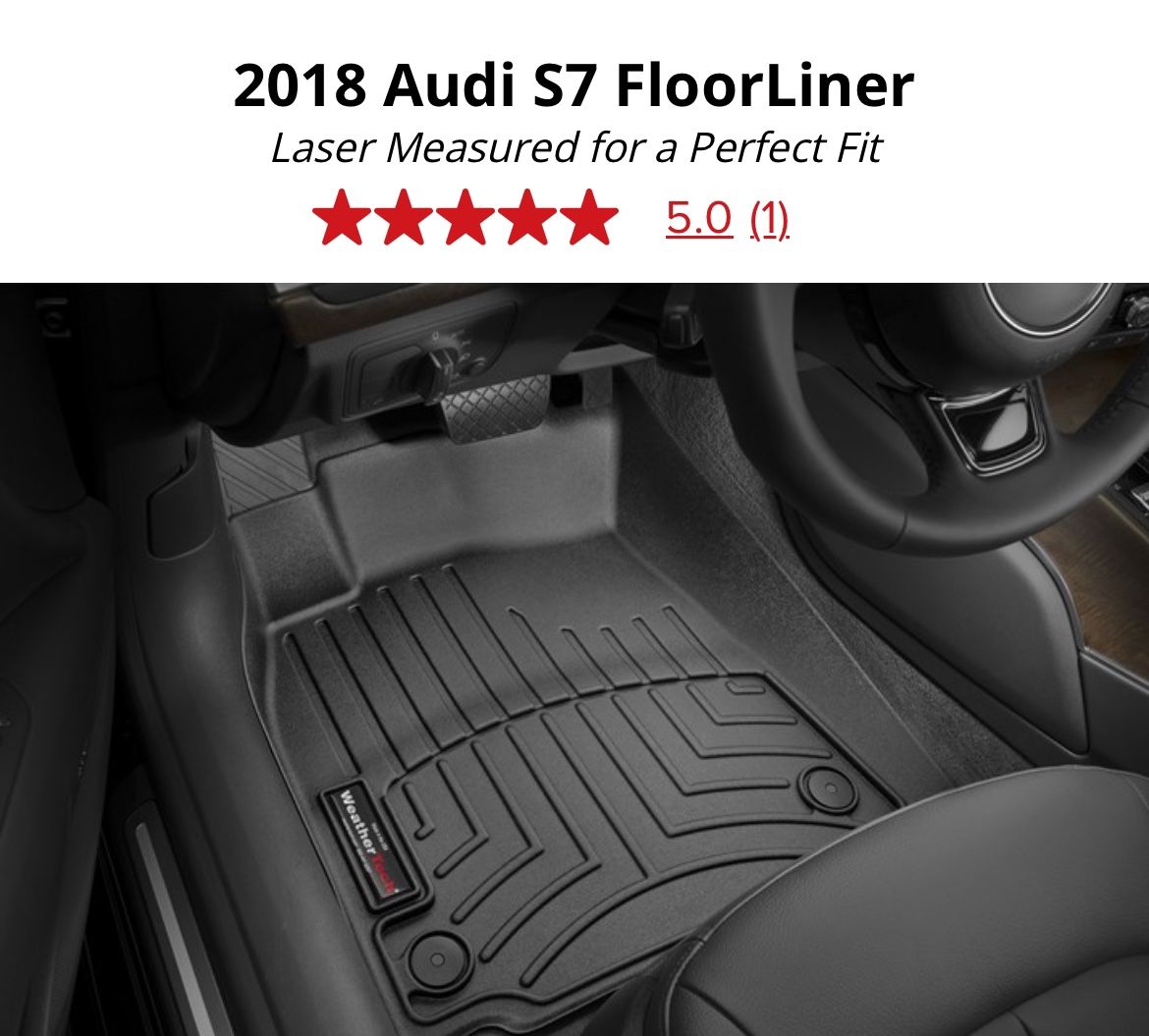 Brand New 2018 Audi S7 Front WeatherTech Liners