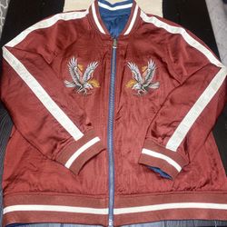 Guess South Coast Blue Irvine RVRSBL Souvenir JKT