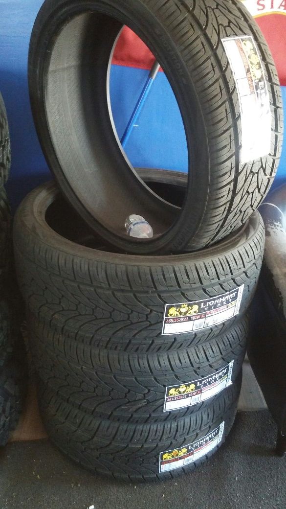265/35r22 brand new tires