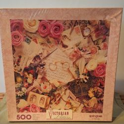 Springbok 500pc Puzzle-Still Sealed 'Victorian Letters'