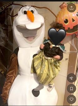 Olaf Snowman Adult Halloween Costume
