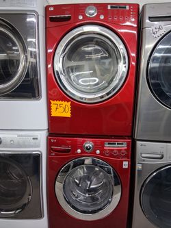LG washer and dryer front load set