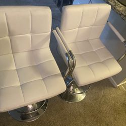 White Bar Stools