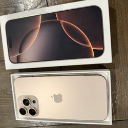 iPhone 16 Pro Max 256 GB. Desert Titanium . Unlocked for all carriers