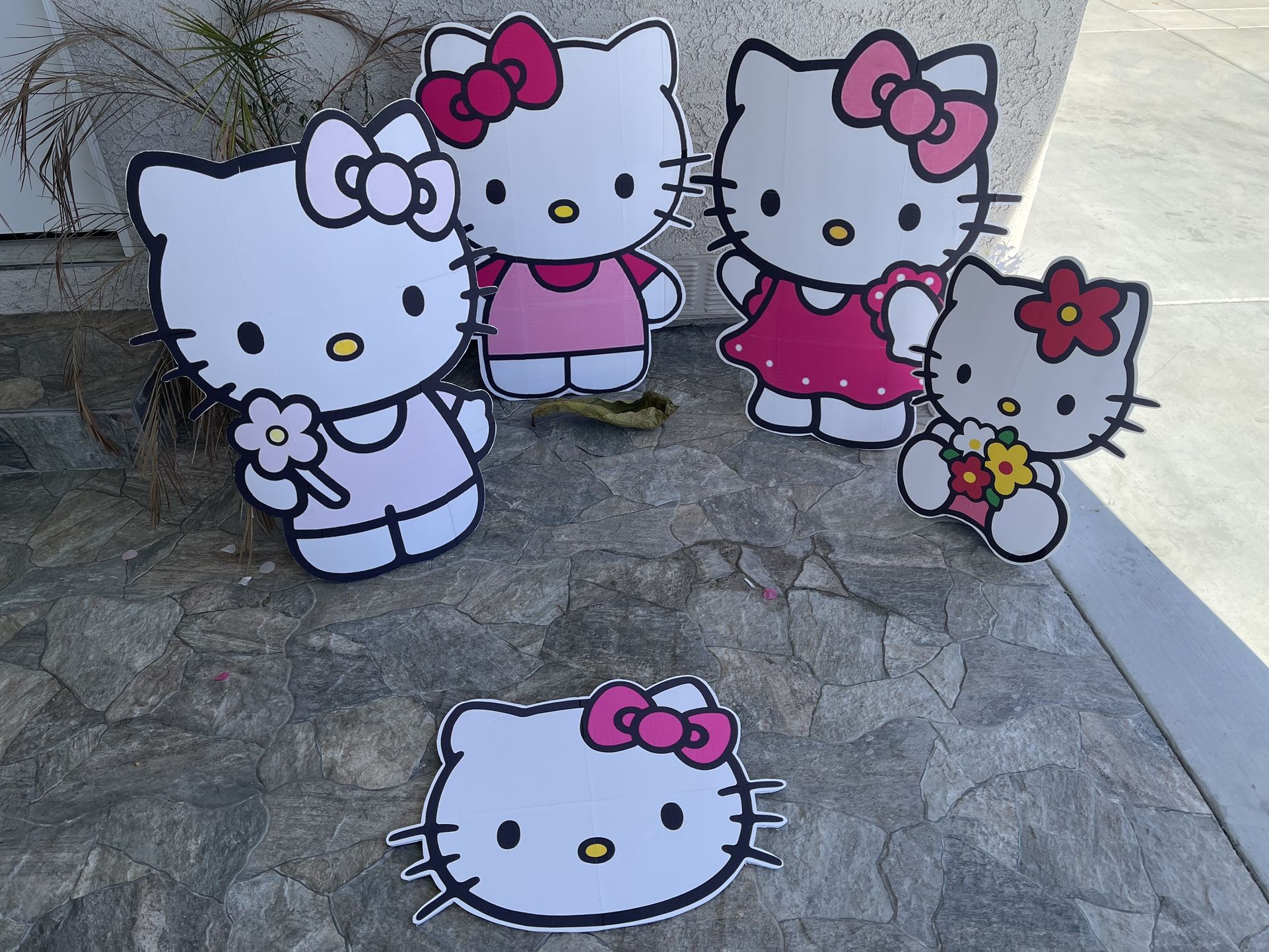 Hello kitty Handmade Cardboard Cutouts