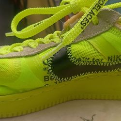 Off-White x Nike Air Force 1 Low 'Volt'