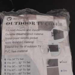 Outdoor TV Cover 52-55 Inch Black 