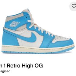 NEW 2025 AIR JORDAN 1 RETRO HIGH “Unc Reimagined” Sz9.5, 10