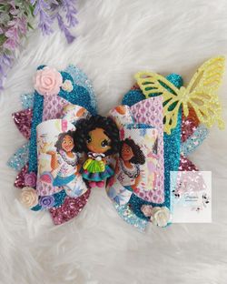 Encanto Bow And Mariposas Pigtails!!! 