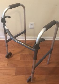 Invacare I-Class Dual Release Walker with 5" Fixed Wheels