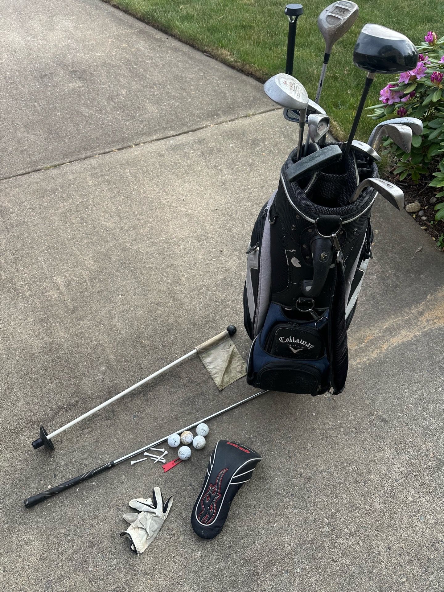 Assorted golf bag