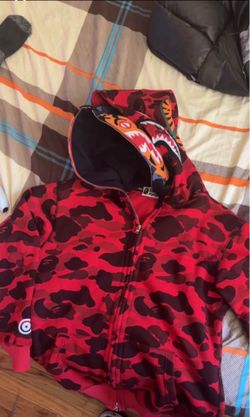 Bape tiger shark hoodie
