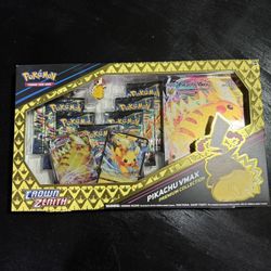 Pokémon TCG Sword & Shield Crown Zenith Pikachu VMAX Special Collection Box