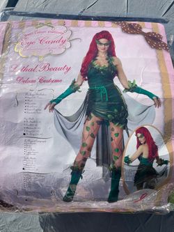 Dc super heroes Poison ivy women Halloween costume