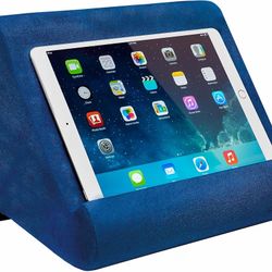 Ontel Pillow Pad Ultra Multi-Angle Tablet Stand Blue - For iPad, Tablets, Phones