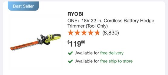 Ryobi Hedger