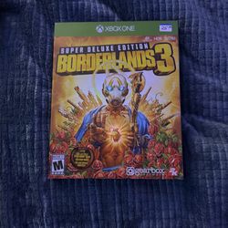 Super deluxe edition borderlands 3 with the hard case