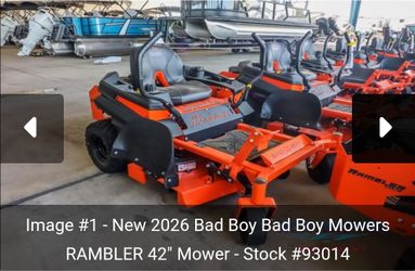 NEW 2026 BAD BOY MOWERS RAMBLER 42