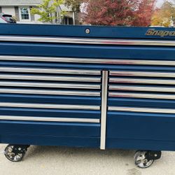 Snap-on tool chest. 13 drawer, 60”W, 47”H, 30”D. Without the tools.