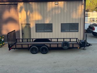 Big Tex 20’  tube frame ramp trailer