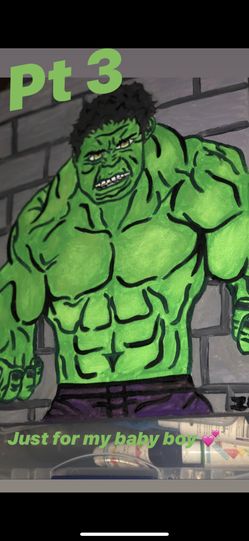 Hand Painted Hulk