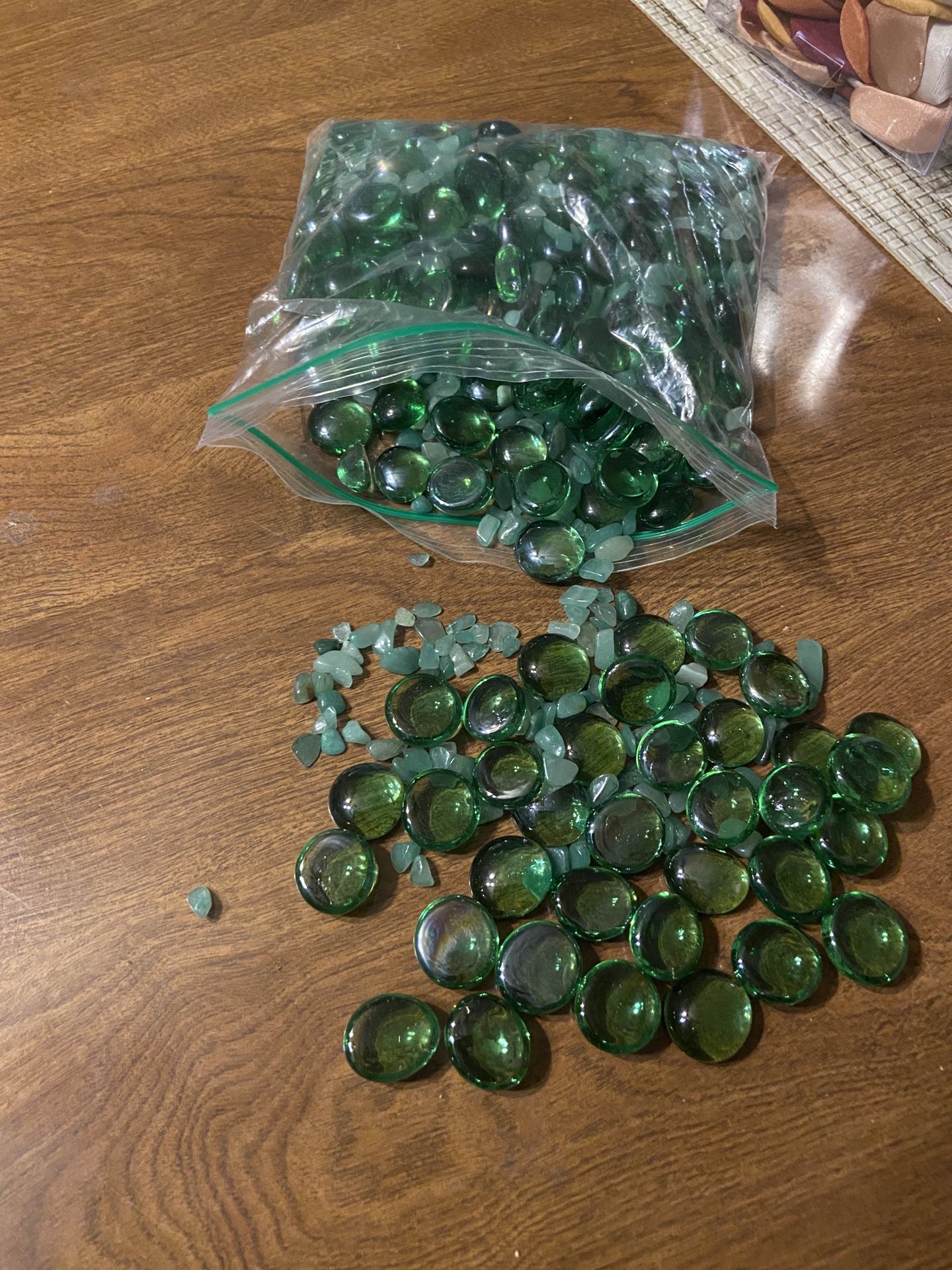 Green Glass Stones 
