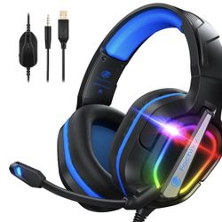 🎧 Brand New Gaming Headset with Mic & RGB Lights – Fachixy FC200 🔥