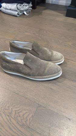 Authentic Tod’s Men’s Suede Slip‑On Loafers – size 8.5 men’s