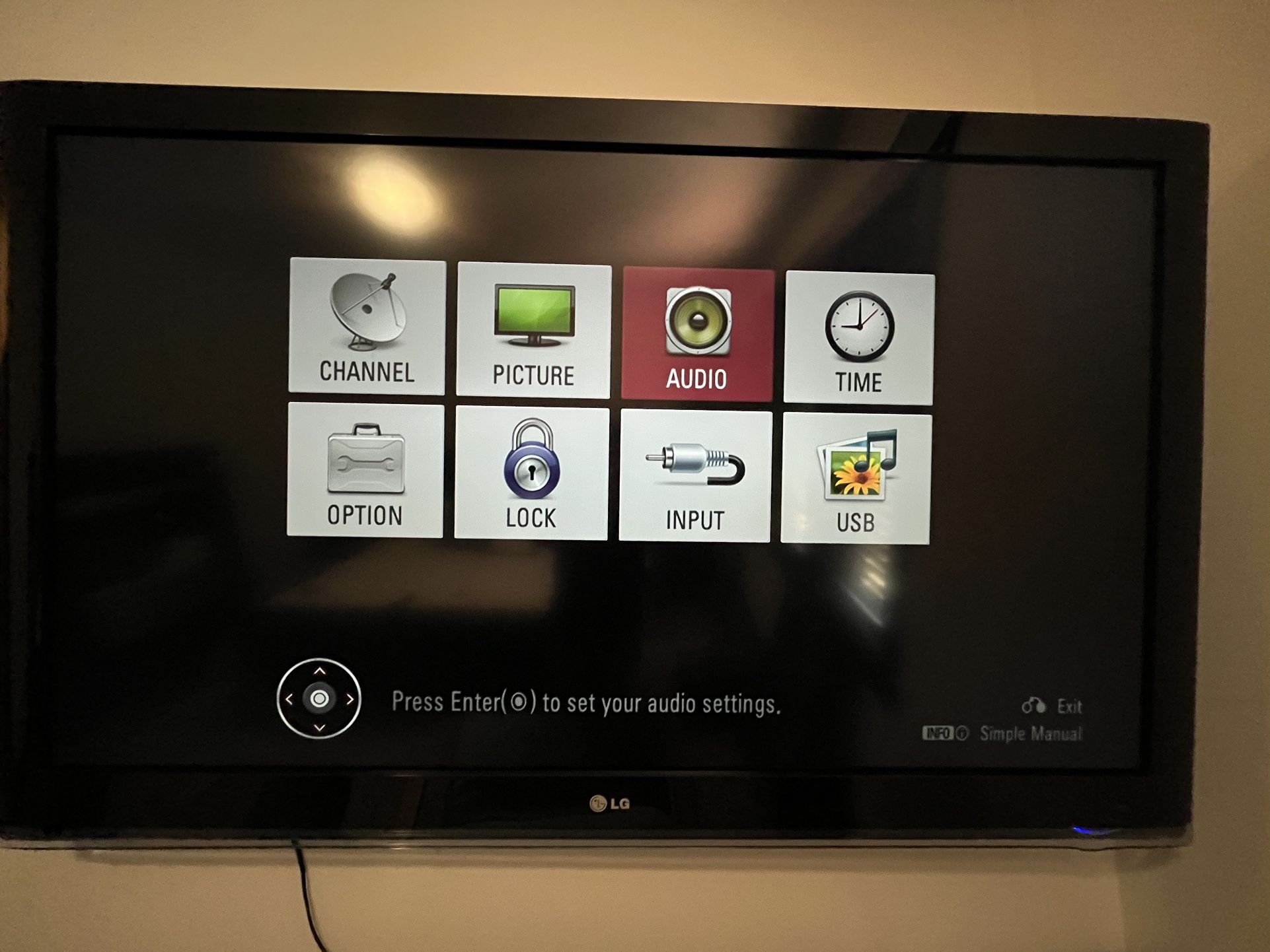 LG 55” TV