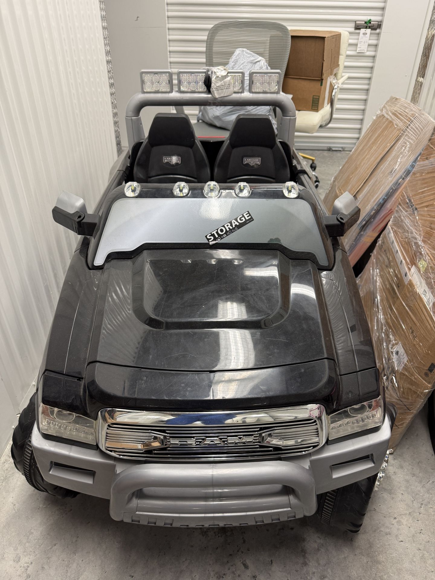 Kids Trax Ram 3500 dually, 12 volt Battery Powered Ride On BLACK