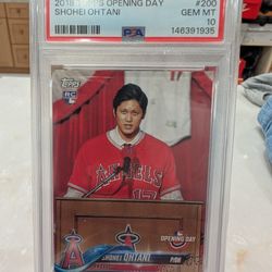 Shohei Ohtani PSA 10 RC