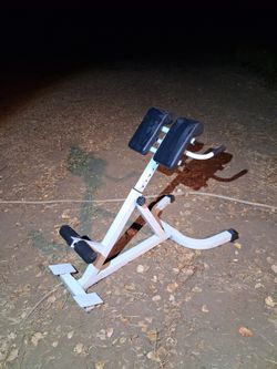 Roman exercise  chair with adjustable height options.  Retails new for over $100 and letting go only because I am moving and need to downsize.