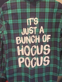 RARE Cakeworthy Hocus Pocus Flannel