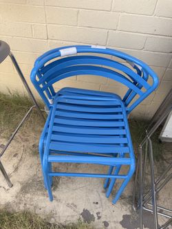 Metal chairs