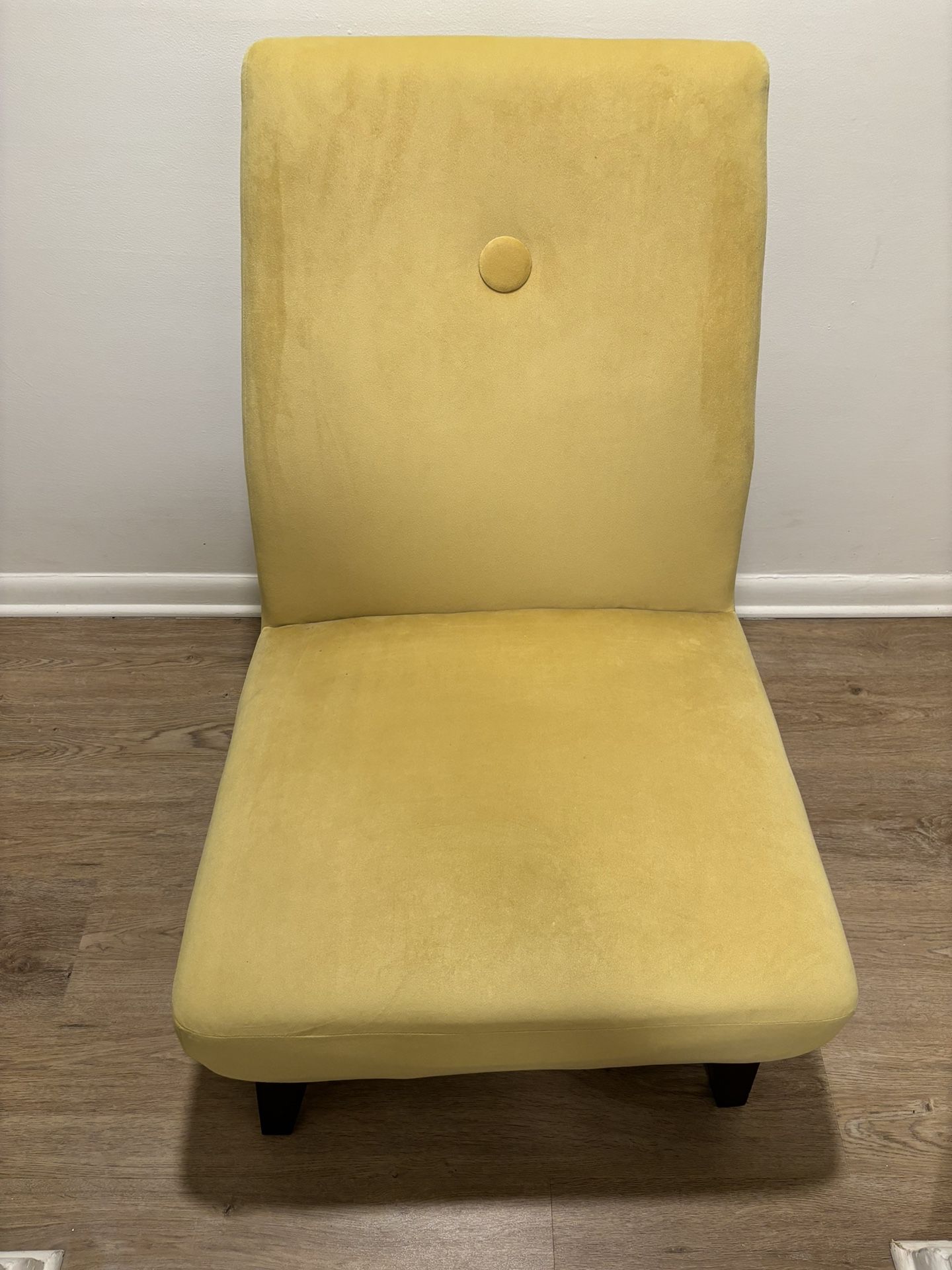 Moving! Velvet Armless chair - $78