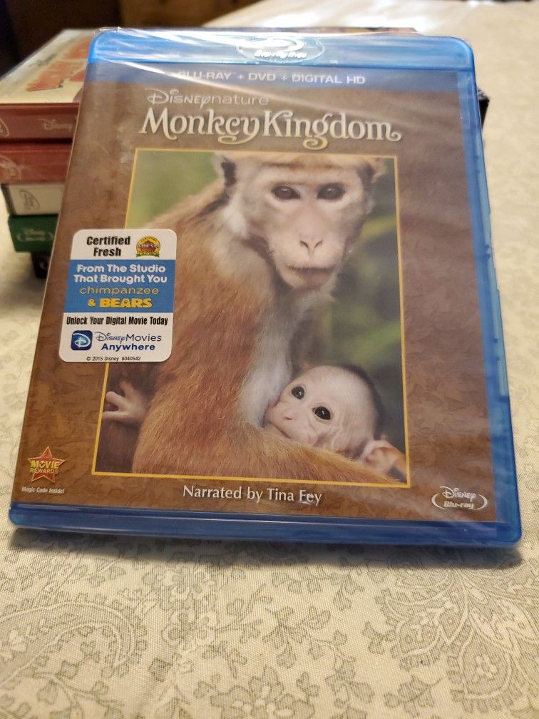 New Blu-Ray + DVD Monkey Kingdom
