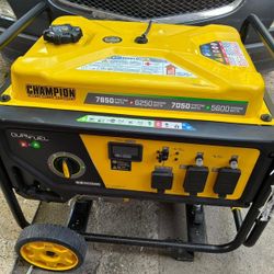 generador portátil de combustible dual Champion Power Equipment 5300/4250-Watt con CO Shield. 
Este generador es de combustible dual, lo que significa