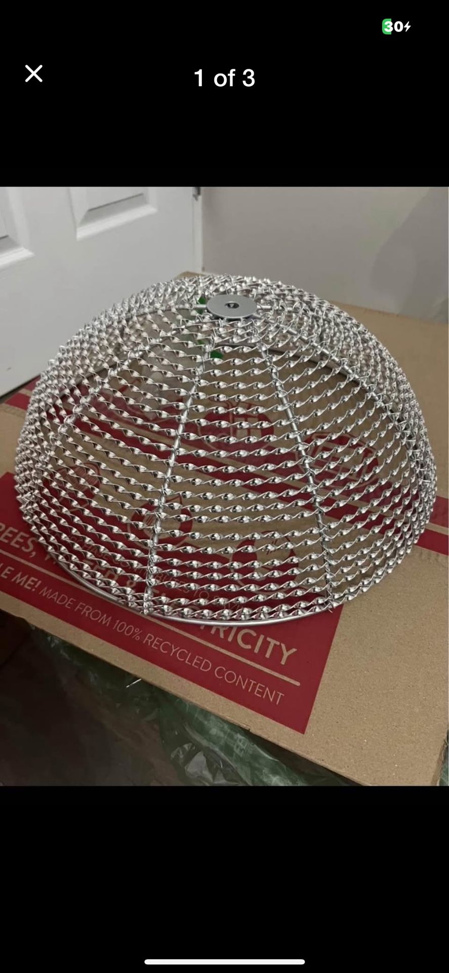 Chrome Light Fixture