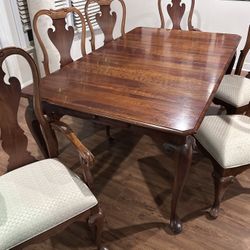 Dining Table (7pc Set, 2 Leaf Inserts) OBO 