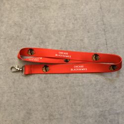 Chicago Blackhawks Lanyard Keychain