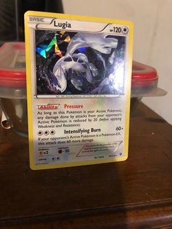 Lugia Holo Rare Pokémon Card 78/124