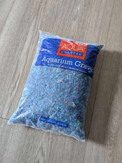 Aqua Culture Aquarium Gravel, Blue, 5-Pound,Fish/Reptiles