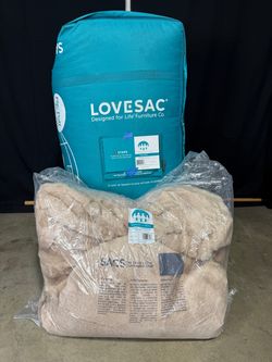 Lovesac The BigOne Premium Bean Bag Chair (Caramel Quokka Phur)