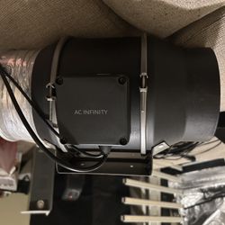 Ac infinity Inline Fan 6in With Digital Control 