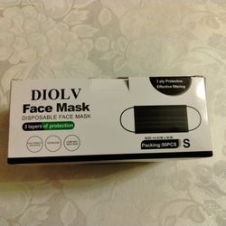 DIOLV FACE MASK 3 LAYER MASK