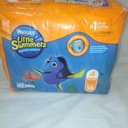 Size 4-Little Swimmers Finding Nemo - 18 Ct